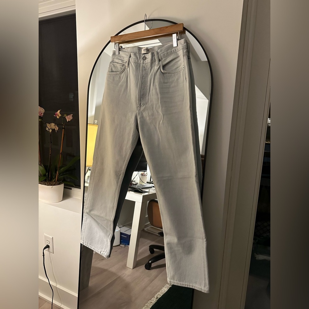 Agolde Straight Leg Light Wash Jeans Size 29